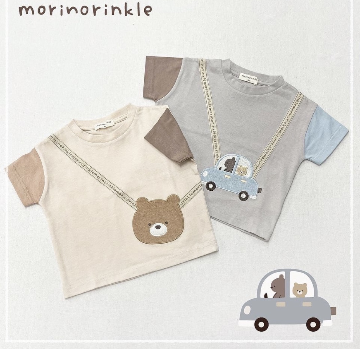 (現貨) 🇯🇵100%日本直送熊仔車車短袖衫仔