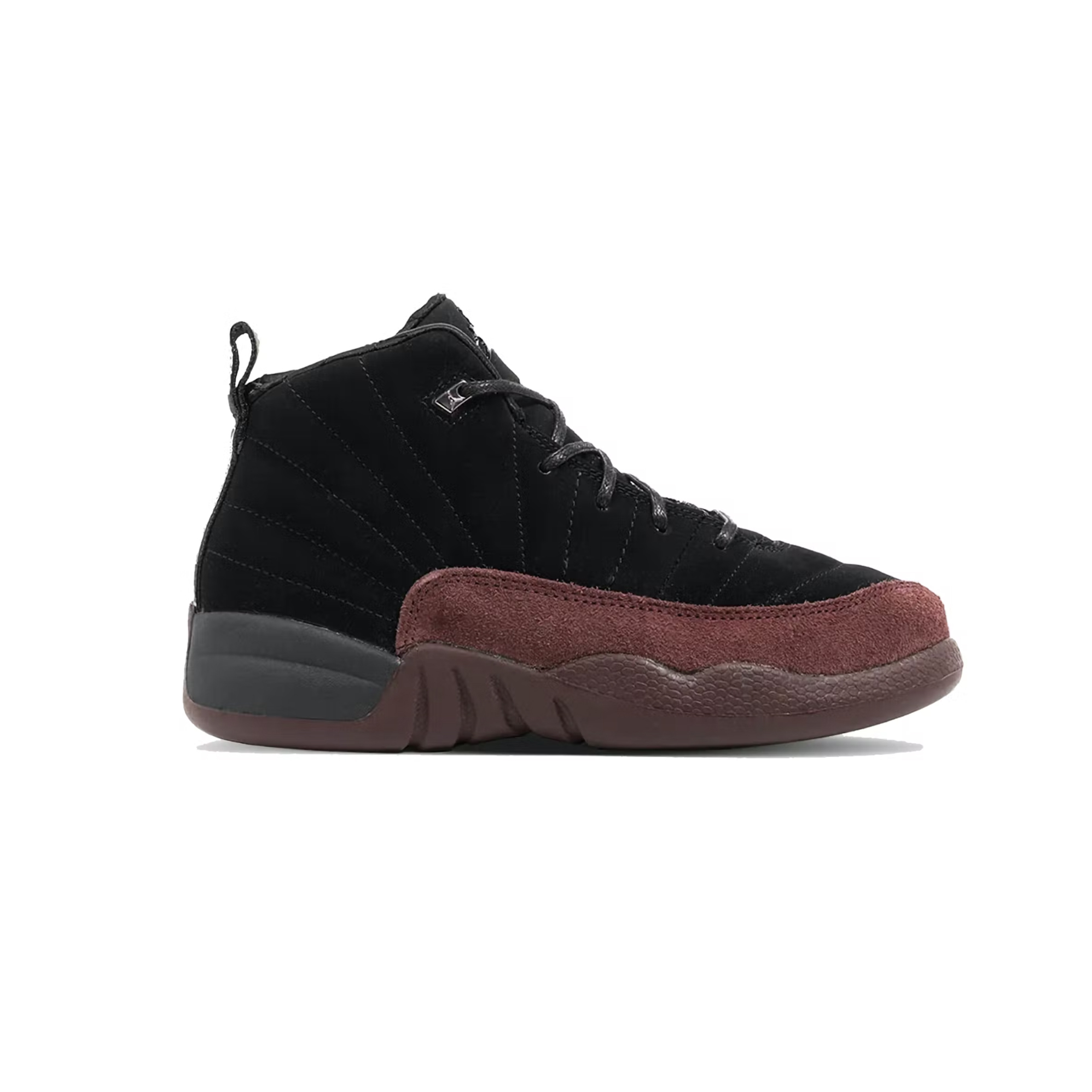 A Ma Manire Nike PS Air Jordan 12 Black and Burgundy Crush 21cm