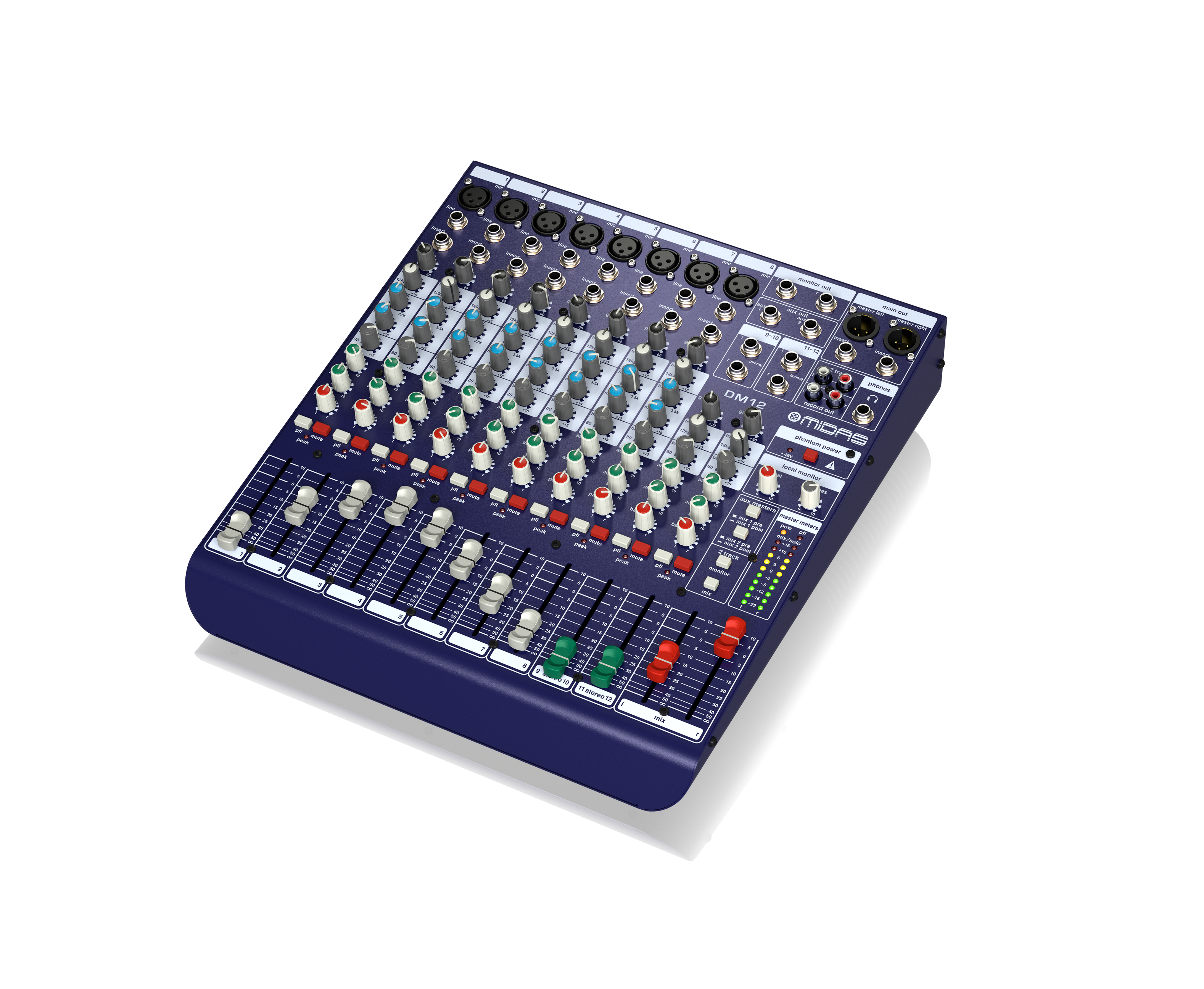 Midas DM12 Analog Mixer 12 Input Analog Live Studio調音台