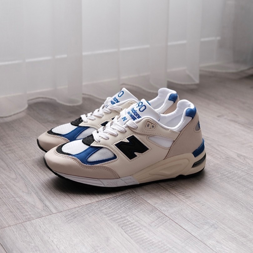 NEW BALANCE 990 MiUSA 白藍-M990WB2