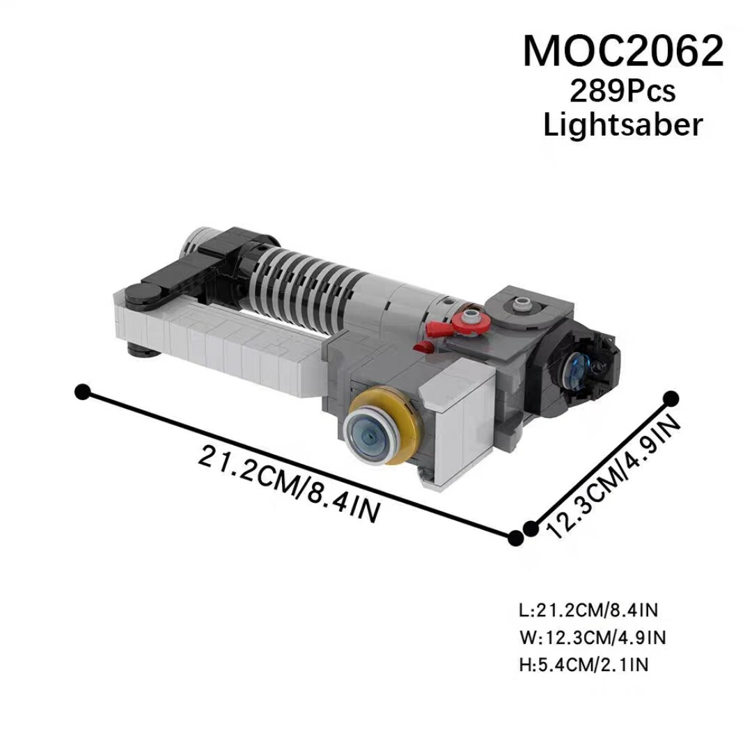MOC Sci-Fi Lightsaber Star Wars Buildings Blocks Set Fit Lego NO BOX MOC2062
