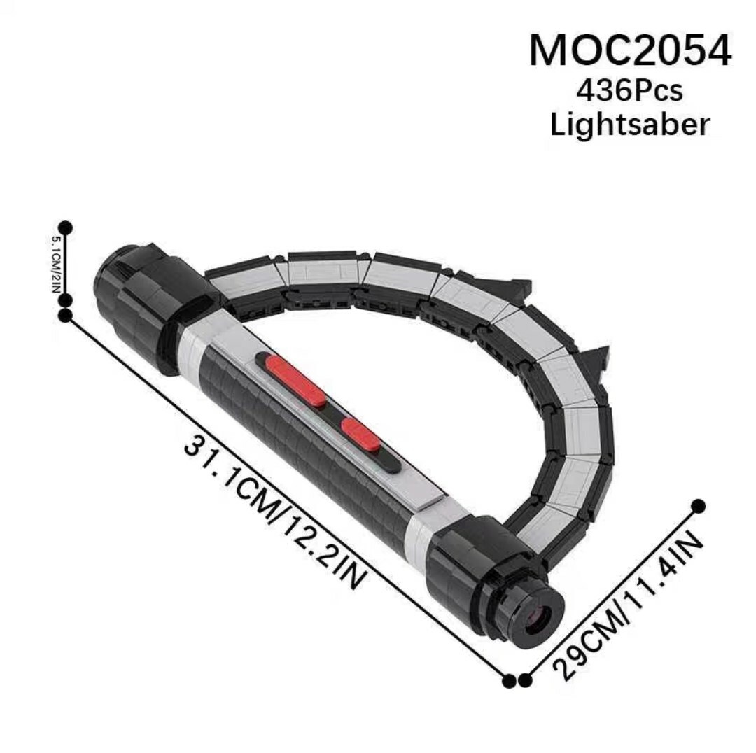 MOC Sci-Fi Lightsaber Star Wars Buildings Blocks Set Fit Lego NO BOX MOC2054