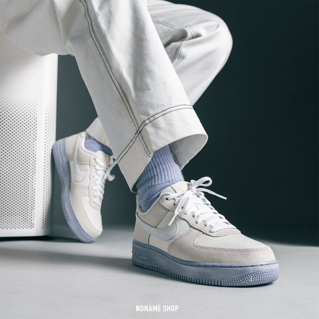 NIKE AIR FORCE 1 LOW BLUE WHISPER 霧霾水洗灰藍 (男款)