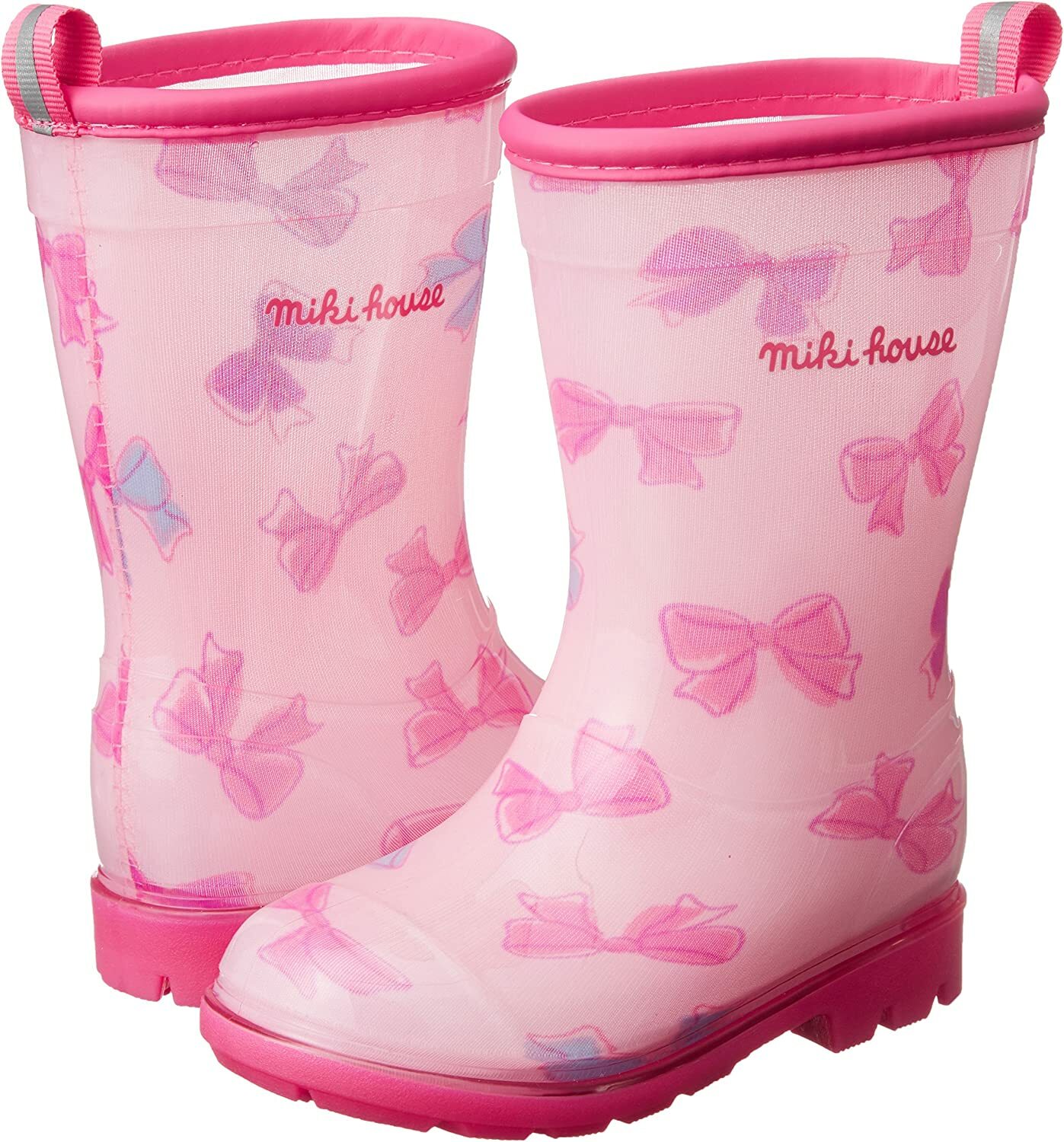 蝴蝶結圖案雨靴