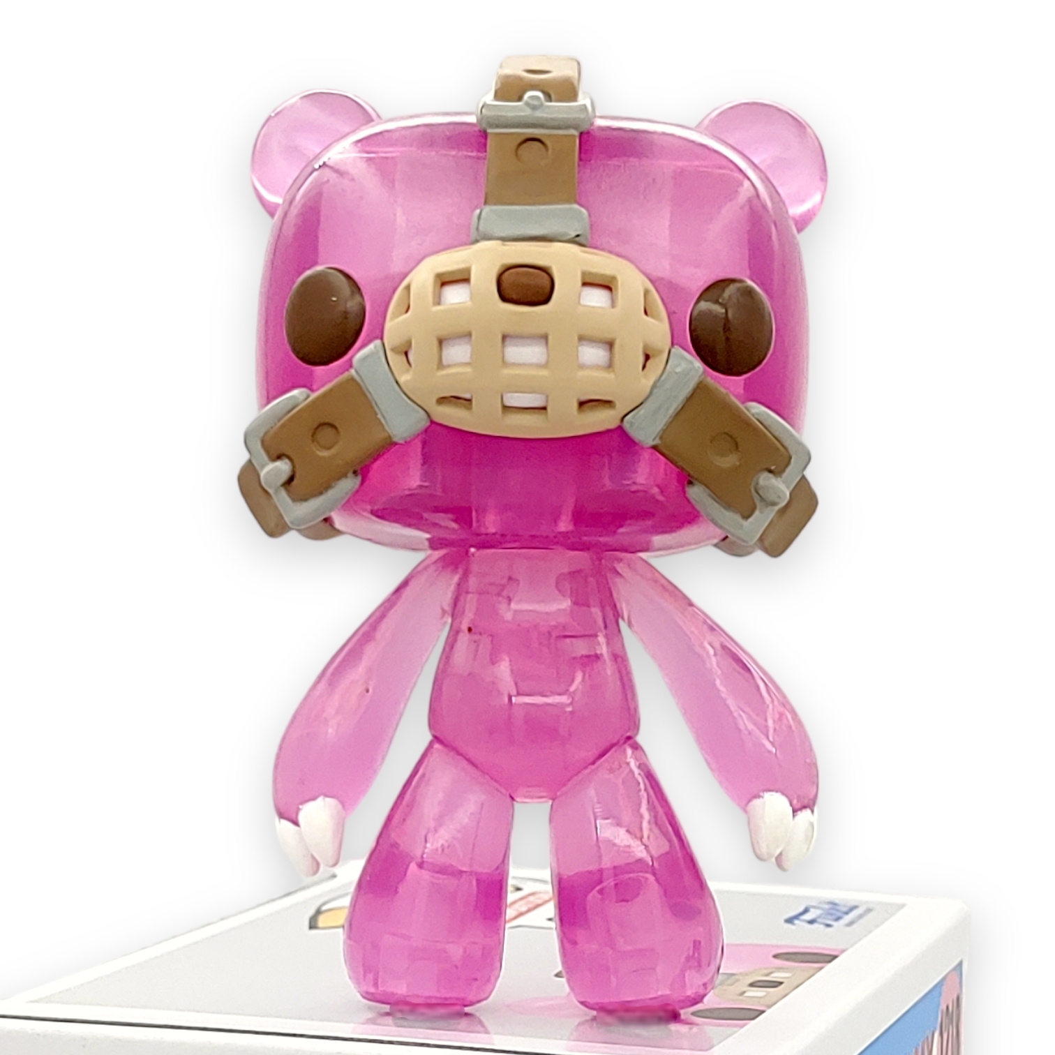 FUNKO POP<MORI CHACK>半透明口罩暴力熊(粉紅色)-No.1218