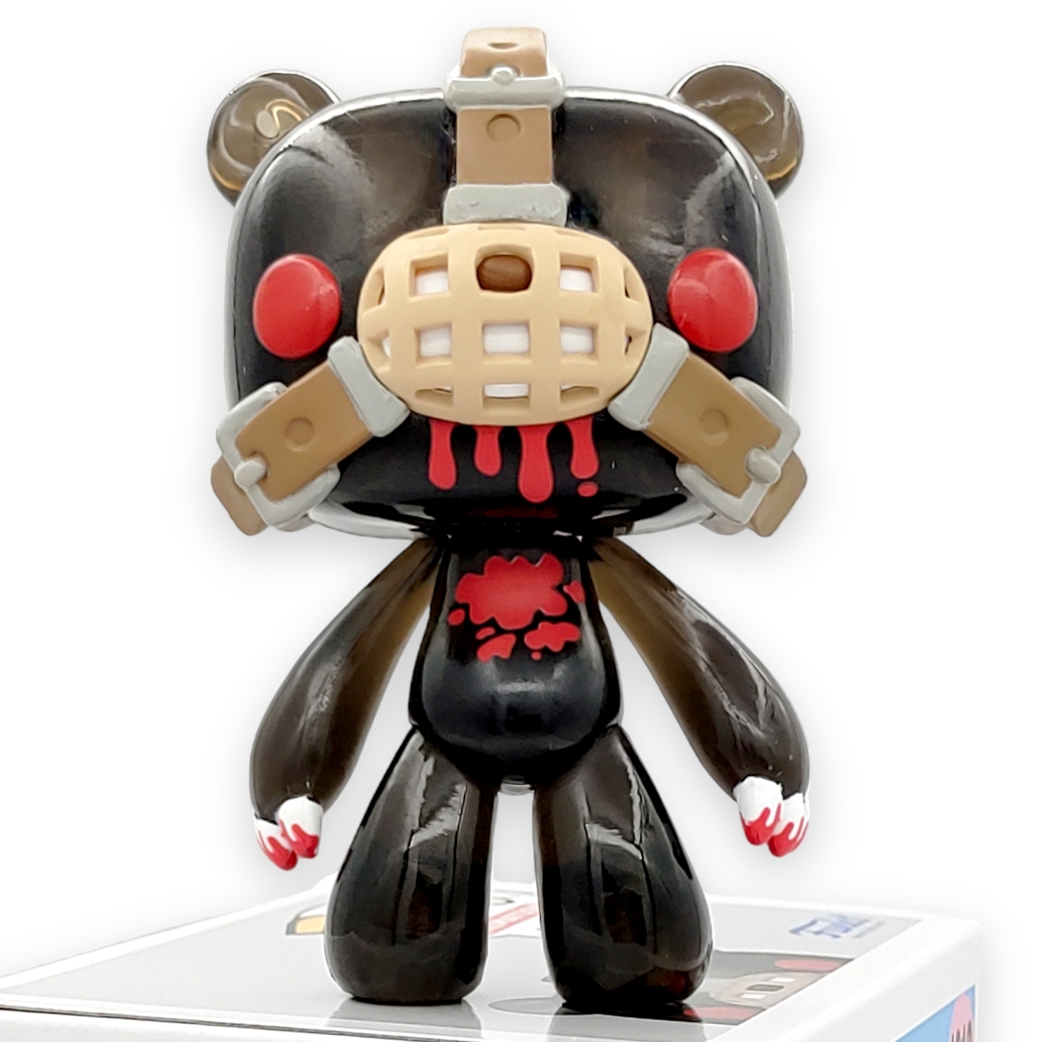 FUNKO POP<MORI CHACK>半透明口罩暴力熊(黑色)(CHASE版)-No.1218