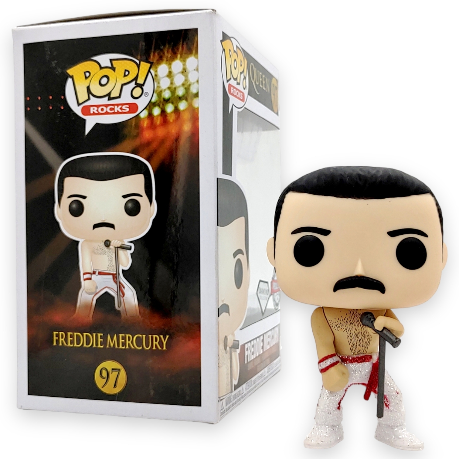 FUNKO POP Queen-Freddie Mercury(鑽石版)-No.97