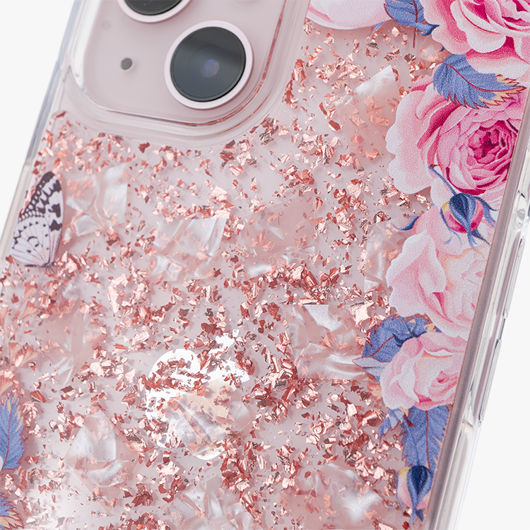 婚禮玫瑰 玫瑰金貝拉殼 - (訂製名字) iPhone客製化手機殼