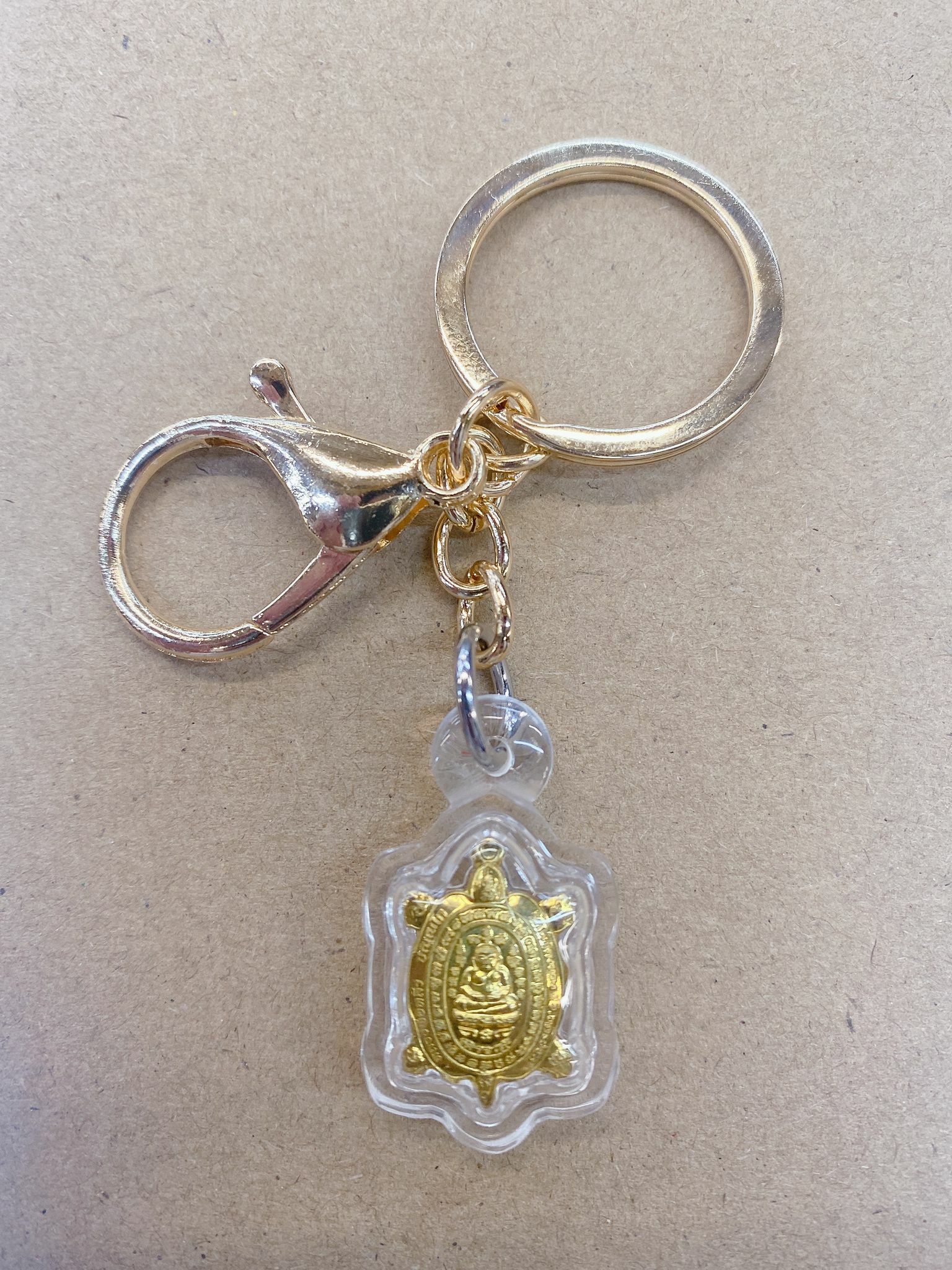 佛曆2565年 財龜廟龍婆柳供請 迷你招財龜 (匙扣款)