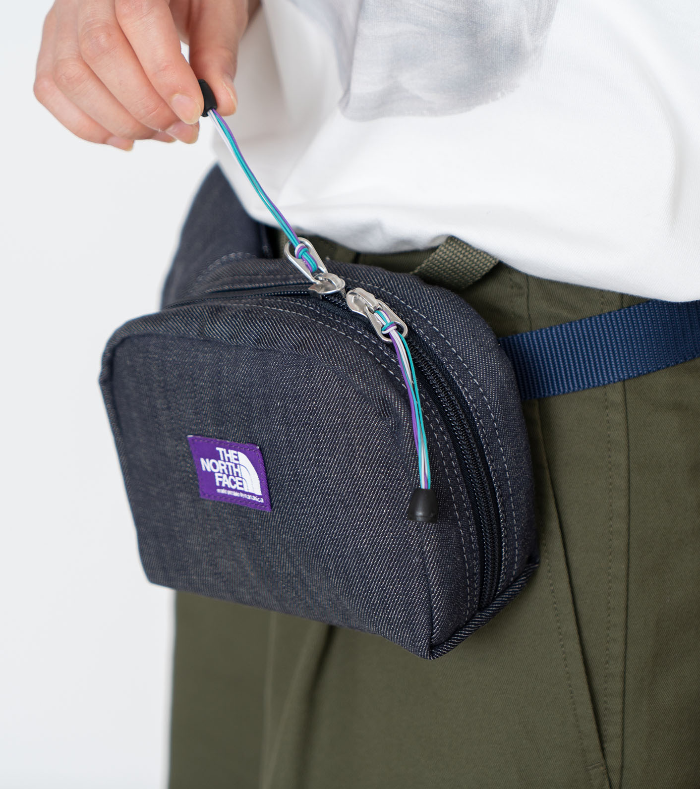 THE NORTH FACE PURPLE LABEL 紫標Denim Stroll Belt Bag 側背