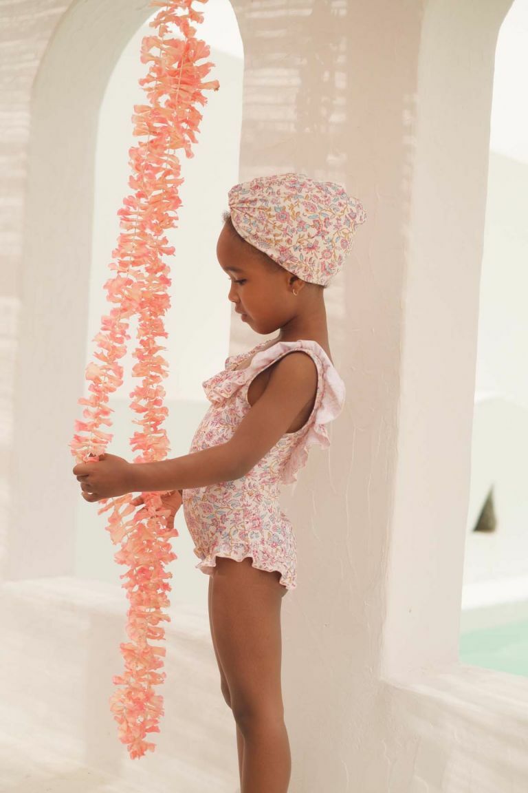 LOUISE MISHA│Andrea Bathing Suit連身泳裝．Cream Padma Mudra