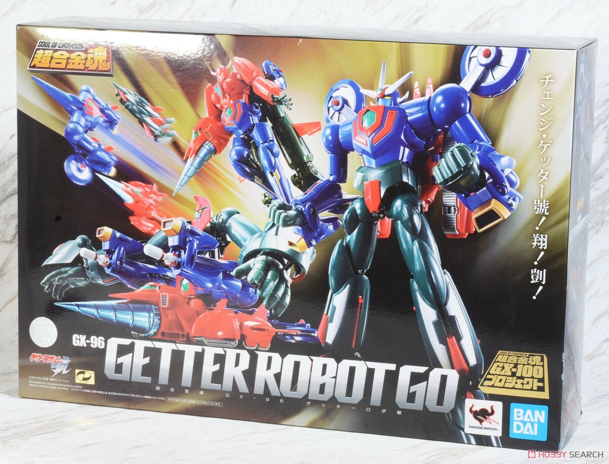 BANDAI 代理版 超合金魂 GX-96 蓋特機器人號 GETTER GO