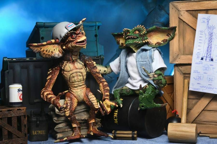 NECA 代理版 可動公仔 小精靈 Demolition Gremlin 2入組