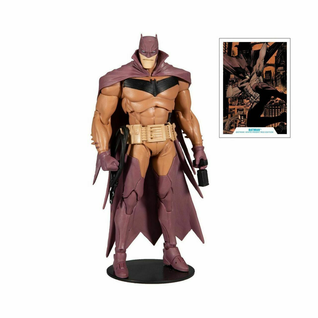 麥法蘭 代理版 可動公仔 DC 白騎士蝙蝠俠 棕色