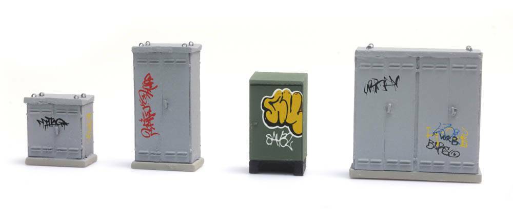 Artitec 387.376 HO規 塗鴉NL變電箱