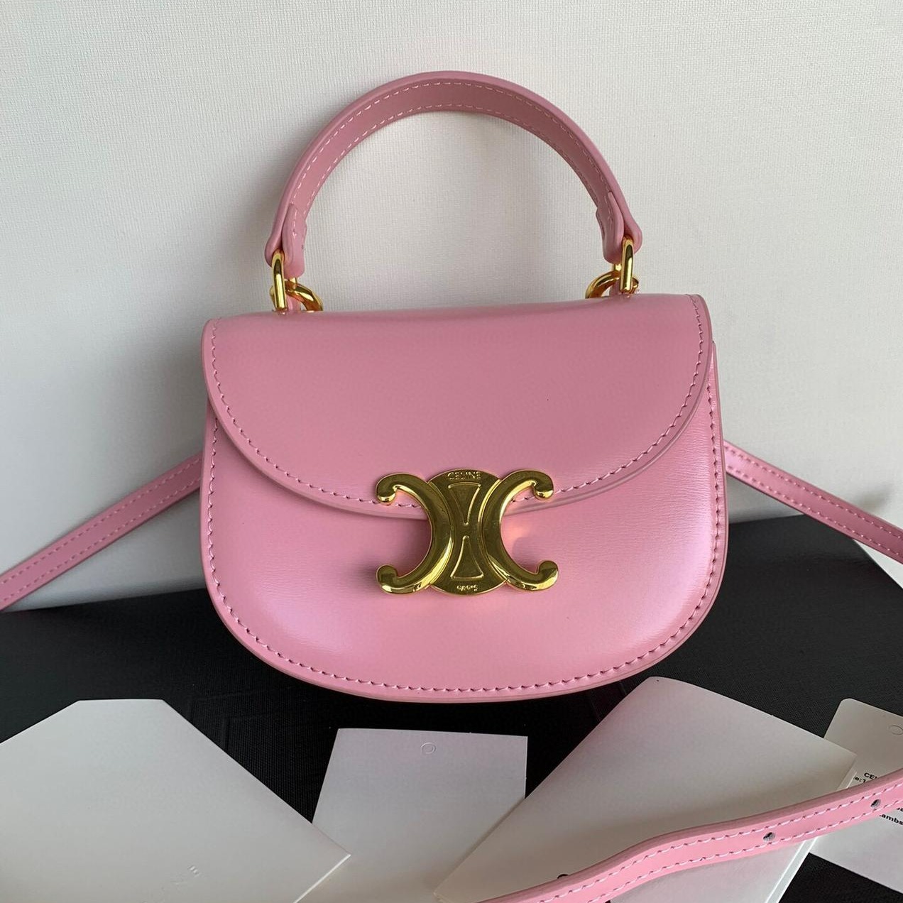 💓Celine mini馬鞍包💓