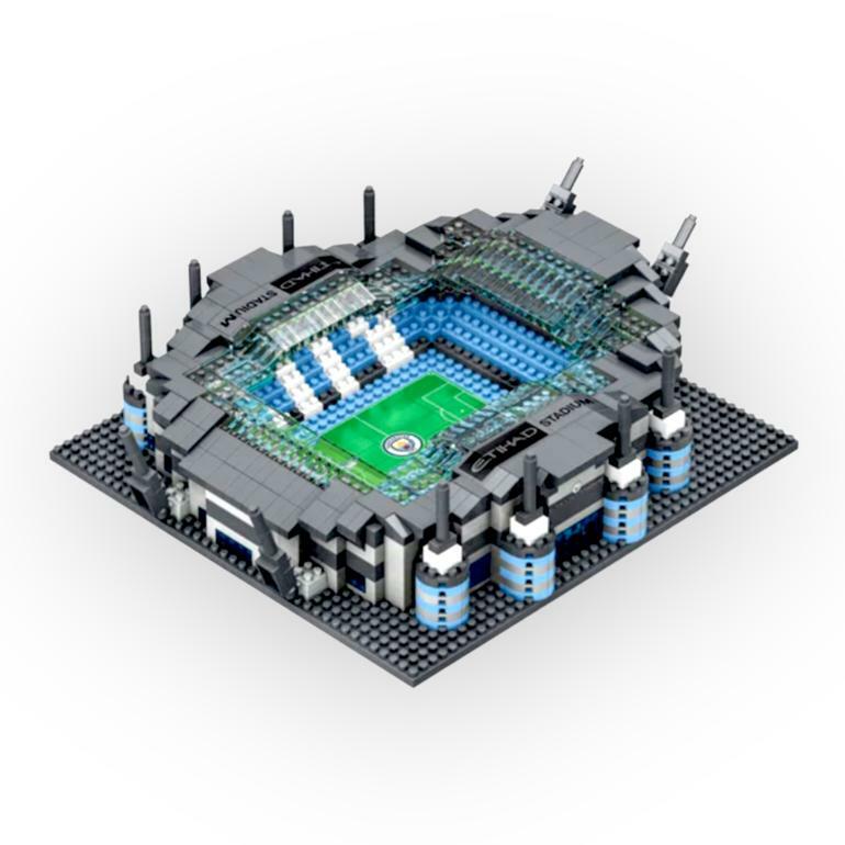 曼城伊蒂哈德球場粒粒積木模型