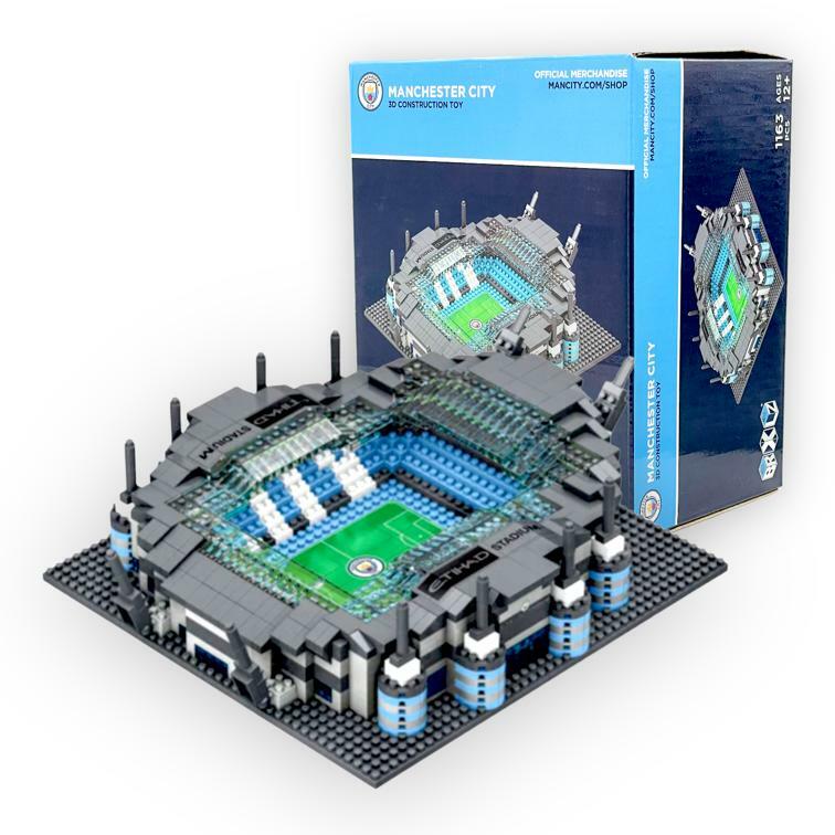 曼城伊蒂哈德球場粒粒積木模型