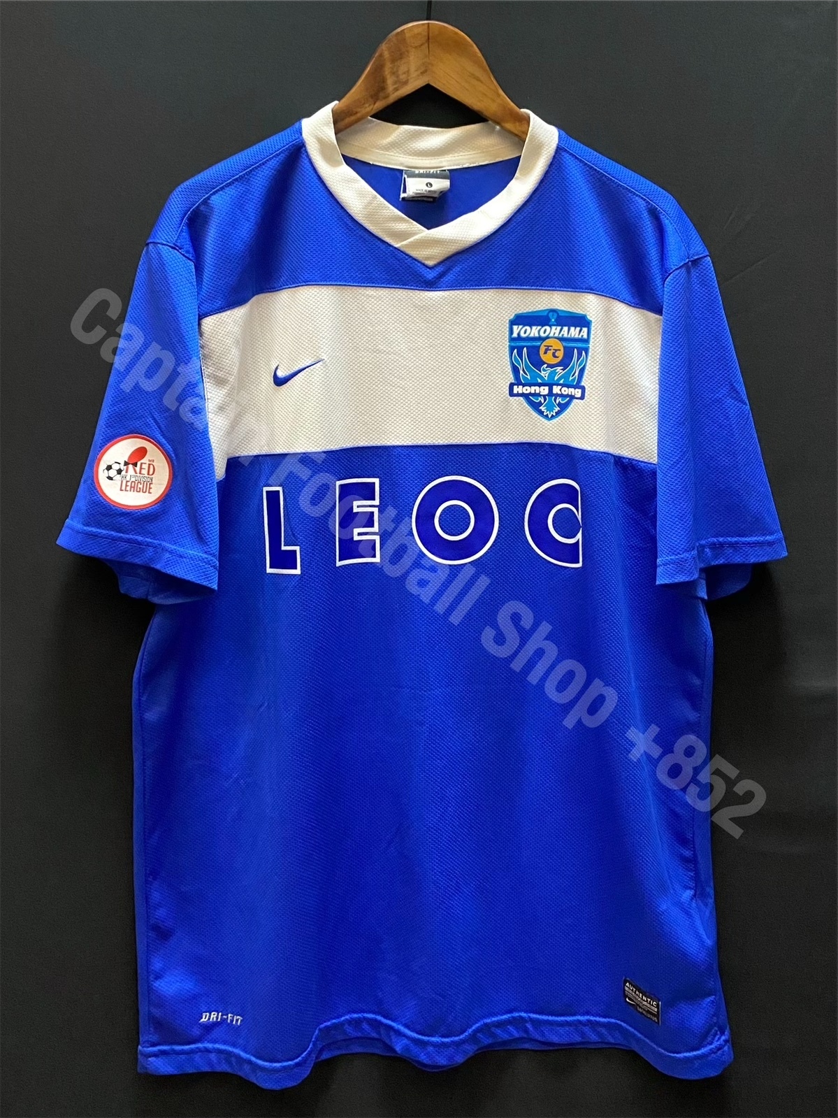 Signed Yokohama FC Hong Kong 2012-2013 Home match worn shirt #23 W WONG