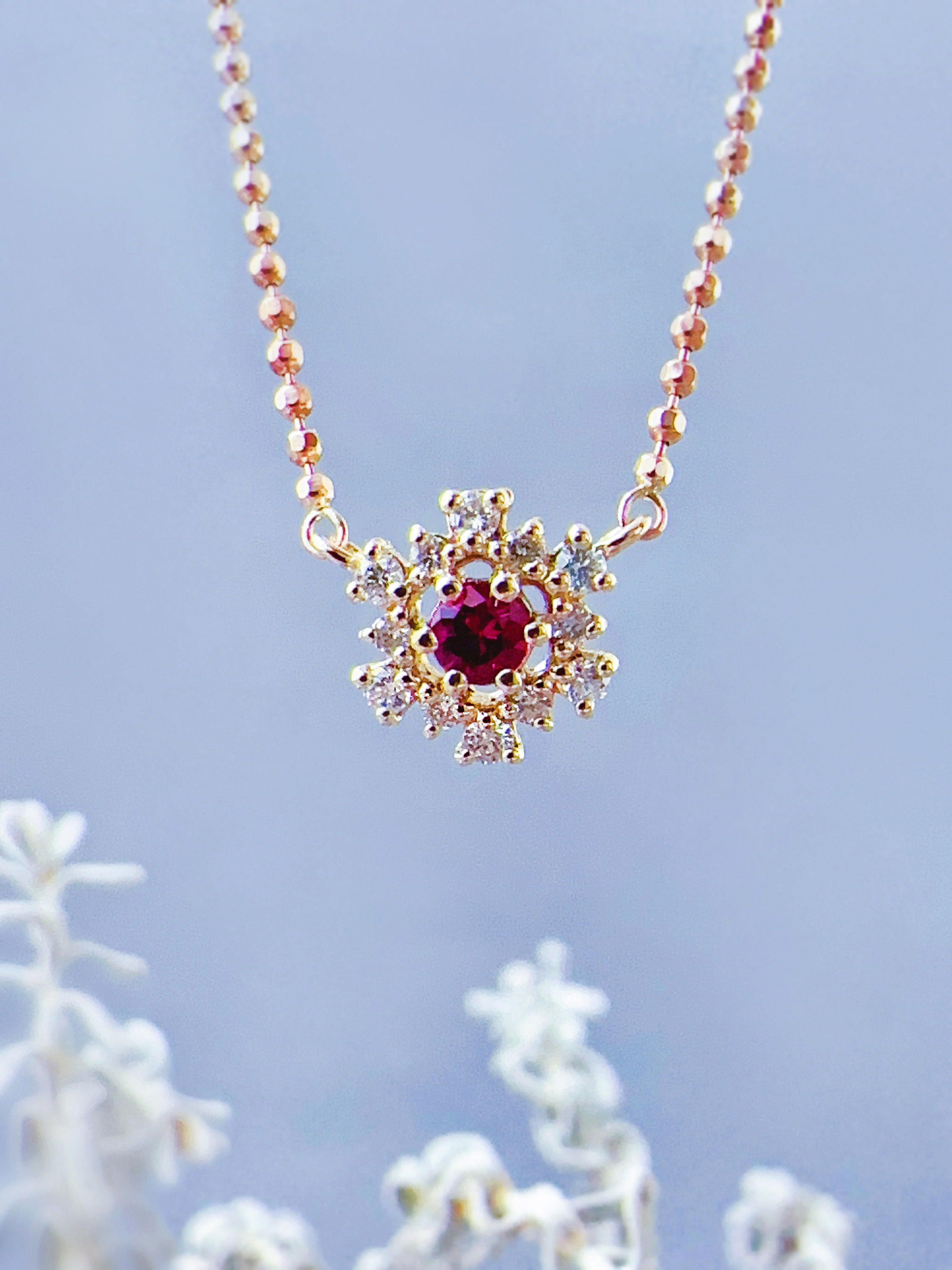 蒲公英｜石榴石