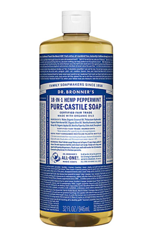 布朗博士有機薄荷味沐浴液32oz