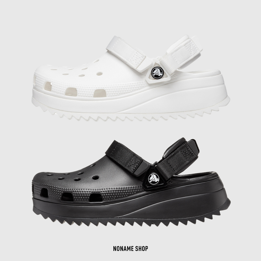 CROCS Classic Hiker 厚底 洞洞 魔鬼氈 雲朵 拖鞋 兩色 (男/女款)