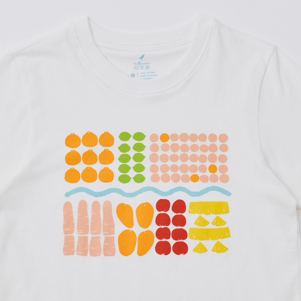 （絕版）印花T-老派冰果室/牛奶白