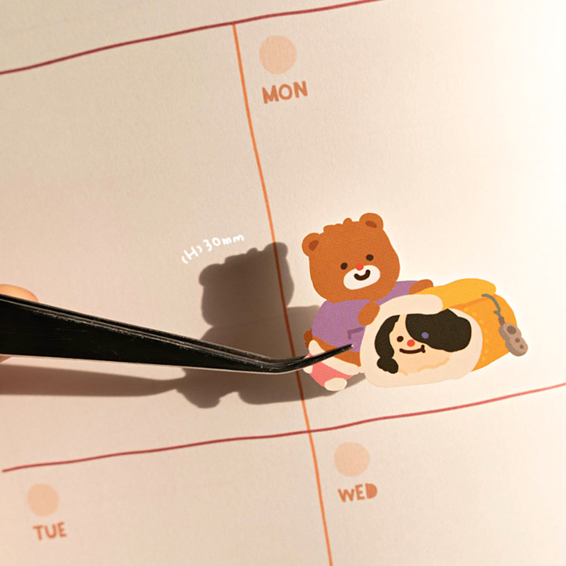 Khakiz Sticker－So Warm～ (Korean Stationery Brand)