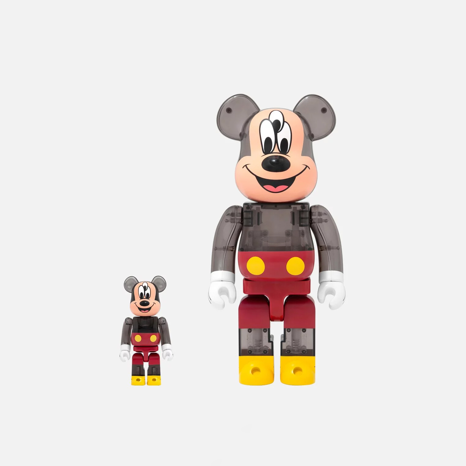 BE@RBRICK 3125C X CLOT 3EYED MICKEY 1000% 半透明三眼米奇400%