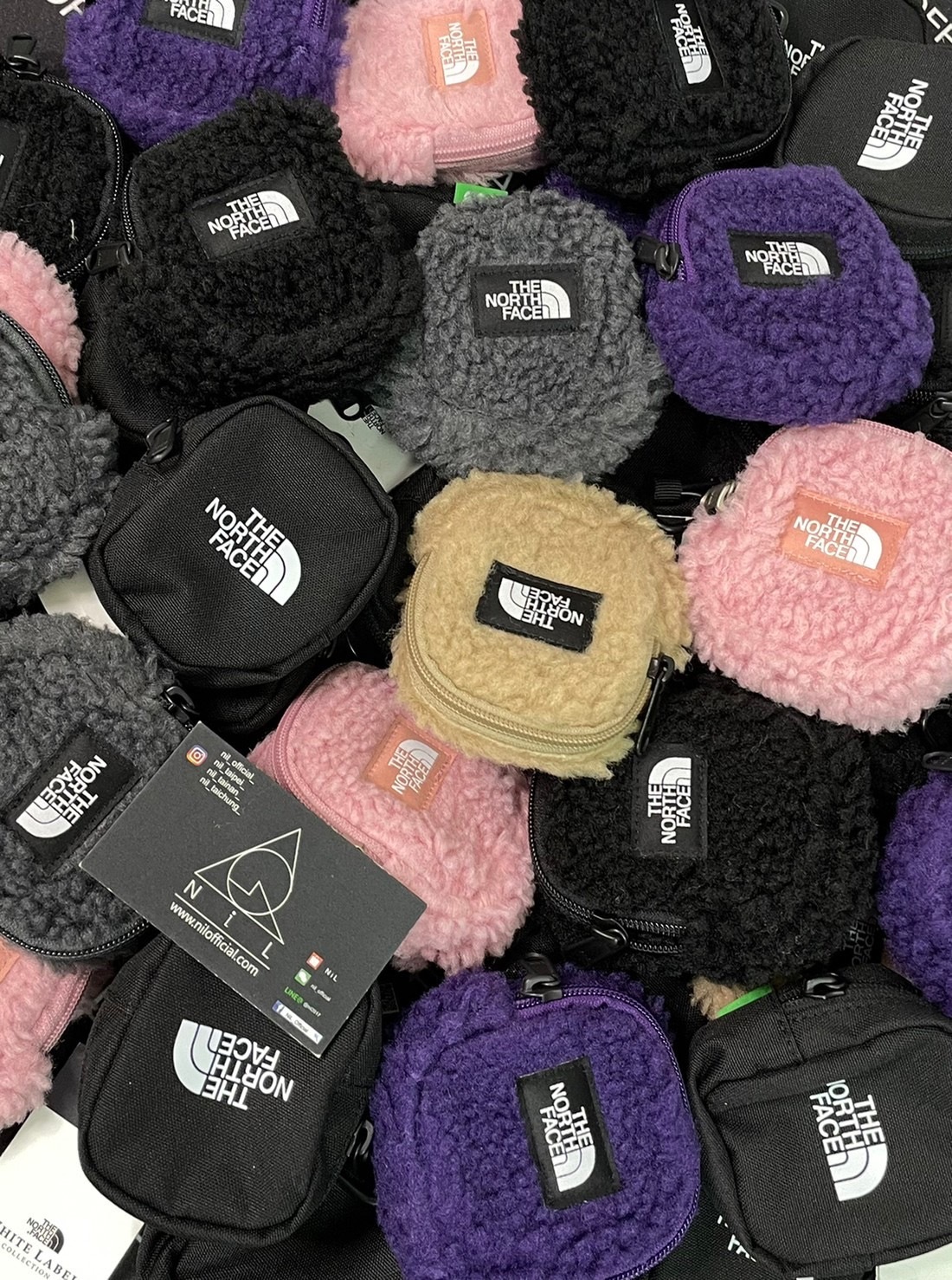 北臉 The North Face TNF 字體Logo零錢包 錢包 鑰匙包 掛鉤 腰包 吊飾