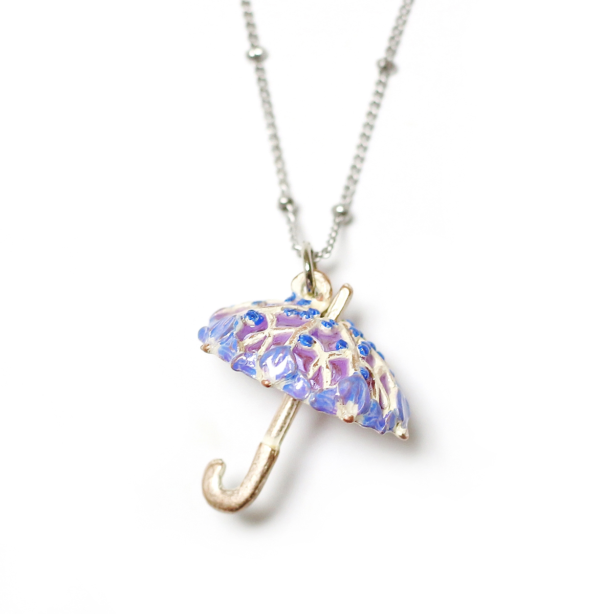 Palnart Poc 繡球花雨傘頸鏈