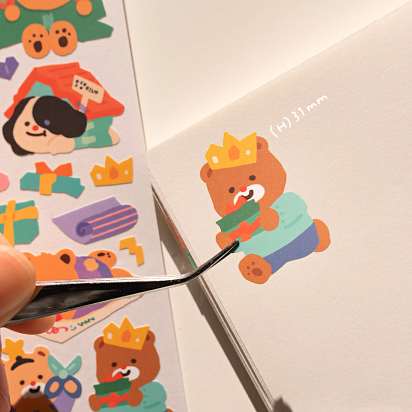 Khakiz Sticker－My DIY Present (Korean Stationery Brand)