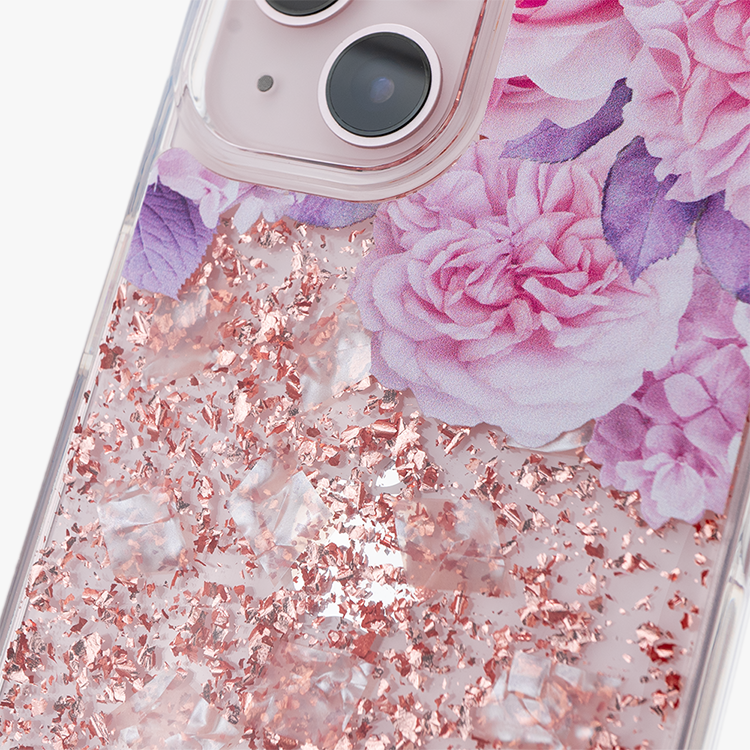 少女玫瑰 玫瑰金貝拉殼 - (訂製名字) iPhone客製化手機殼