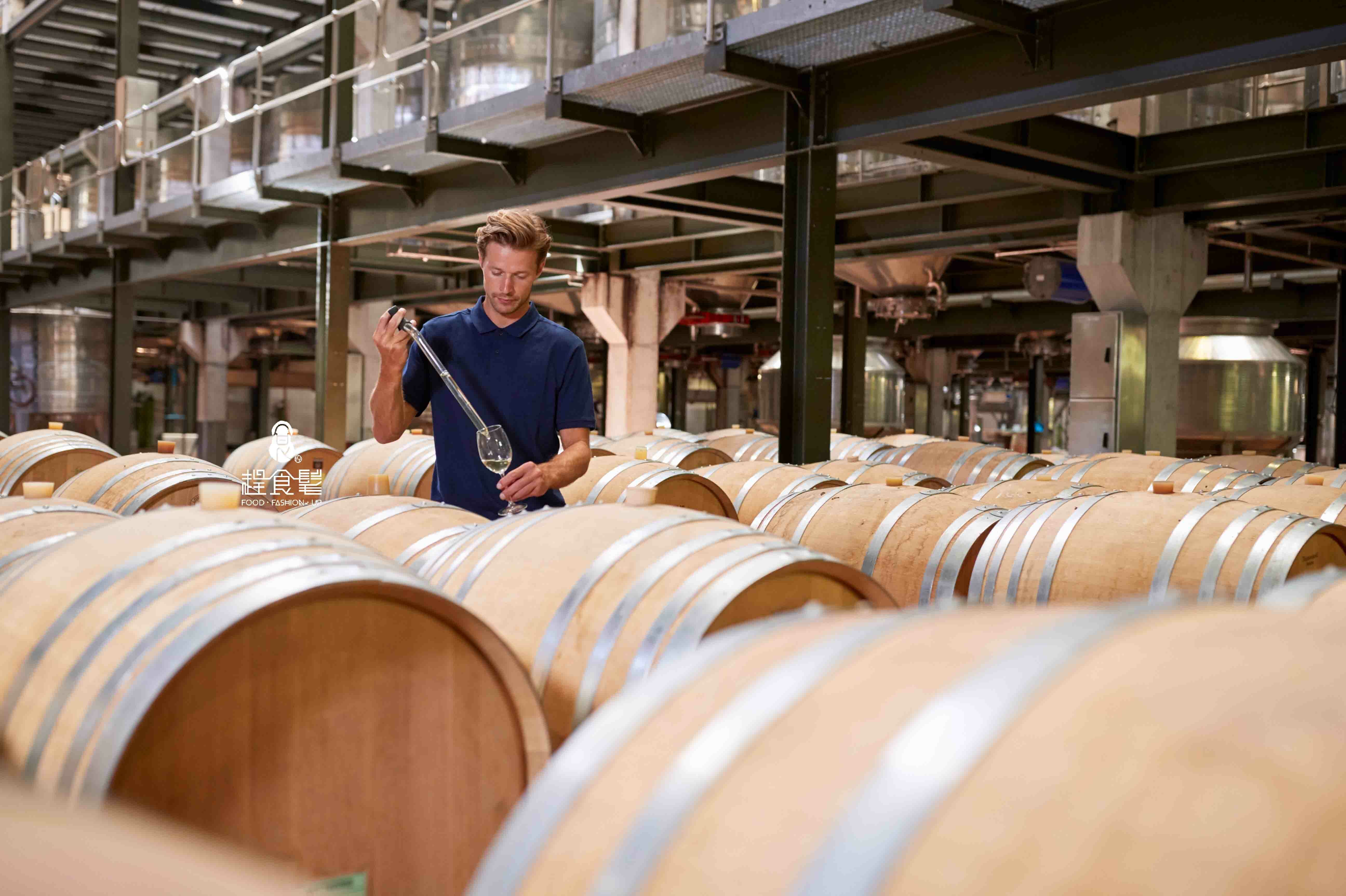 趕食髦_食髦酒窖 酒莊人員抽樣冰酒以確保品質 加拿大詩樽酒莊