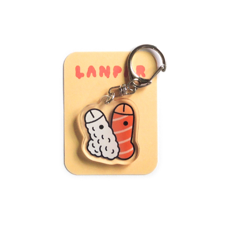 Lanparman｜壓克力吊飾｜鮭魚