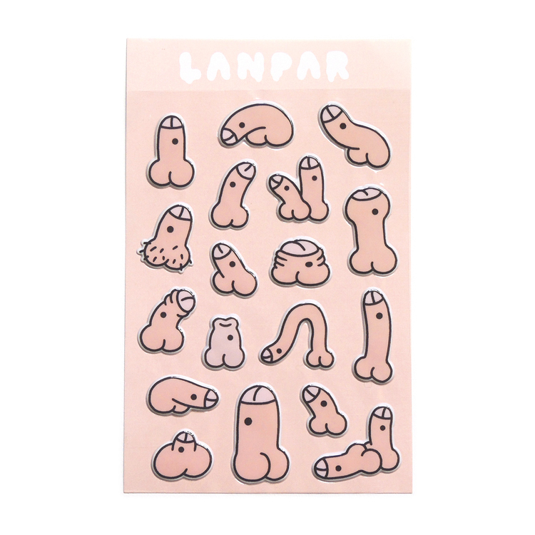 Lanparman｜絕版｜泡泡貼紙｜ㄐㄐ分享餐