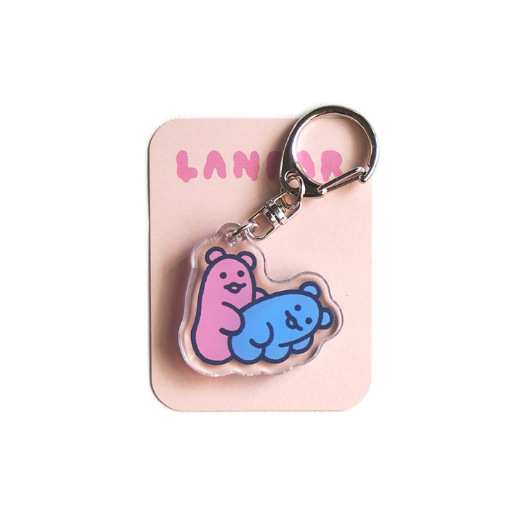 Lanparman｜壓克力吊飾｜愛愛熊