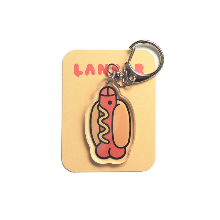 Lanparman｜壓克力吊飾｜熱狗