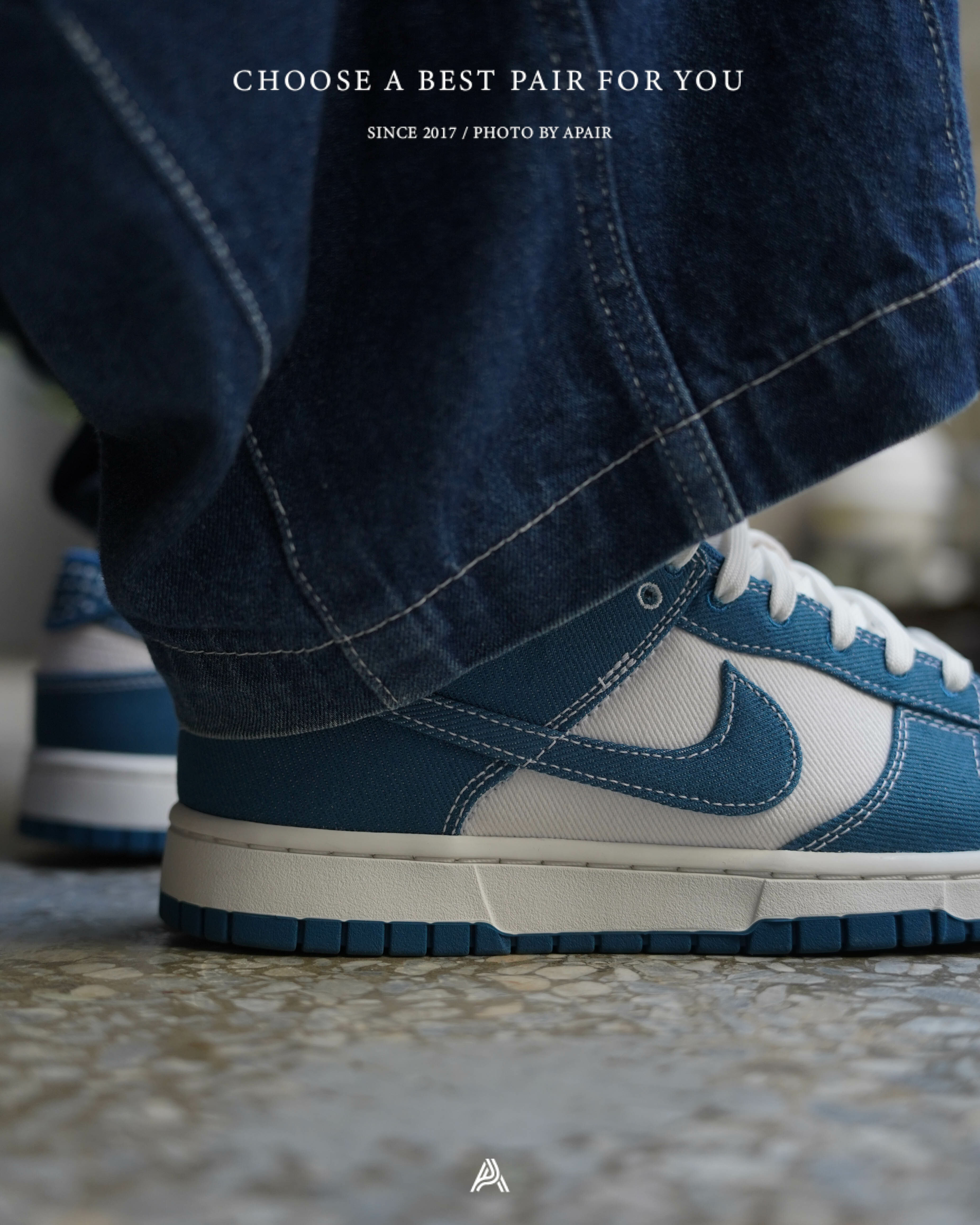 APAIR】現貨Nike Dunk Low 丹寧「Industrial Blue」 DV0834-101