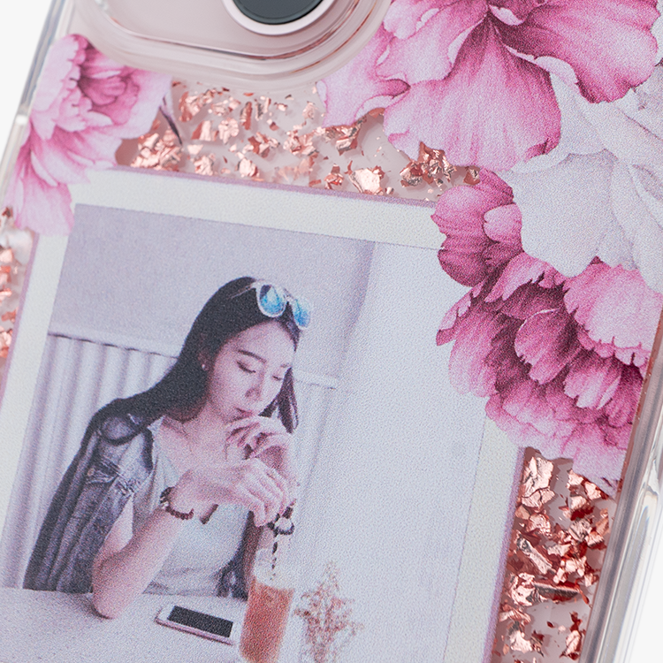 下午時光 玫瑰金貝拉殼 - (訂製名字) iPhone客製化手機殼