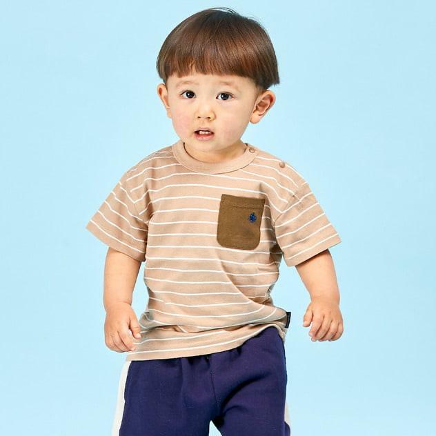 (現貨) 🇯🇵100%日本直送Polo Baby Tee間條短袖衫