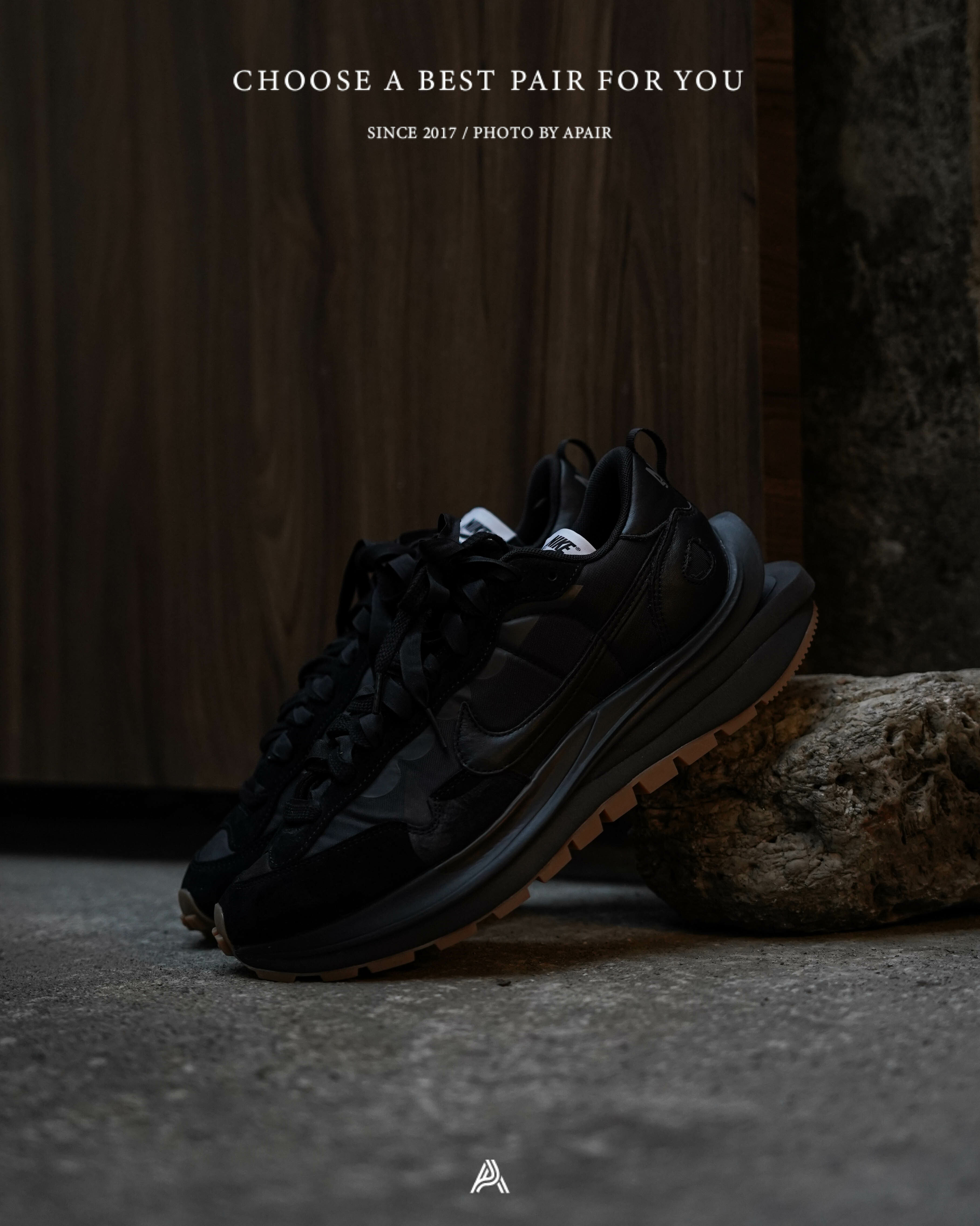 APAIR】預購Sacai x Nike VaporWaffle black 黑生膠DD1875-001