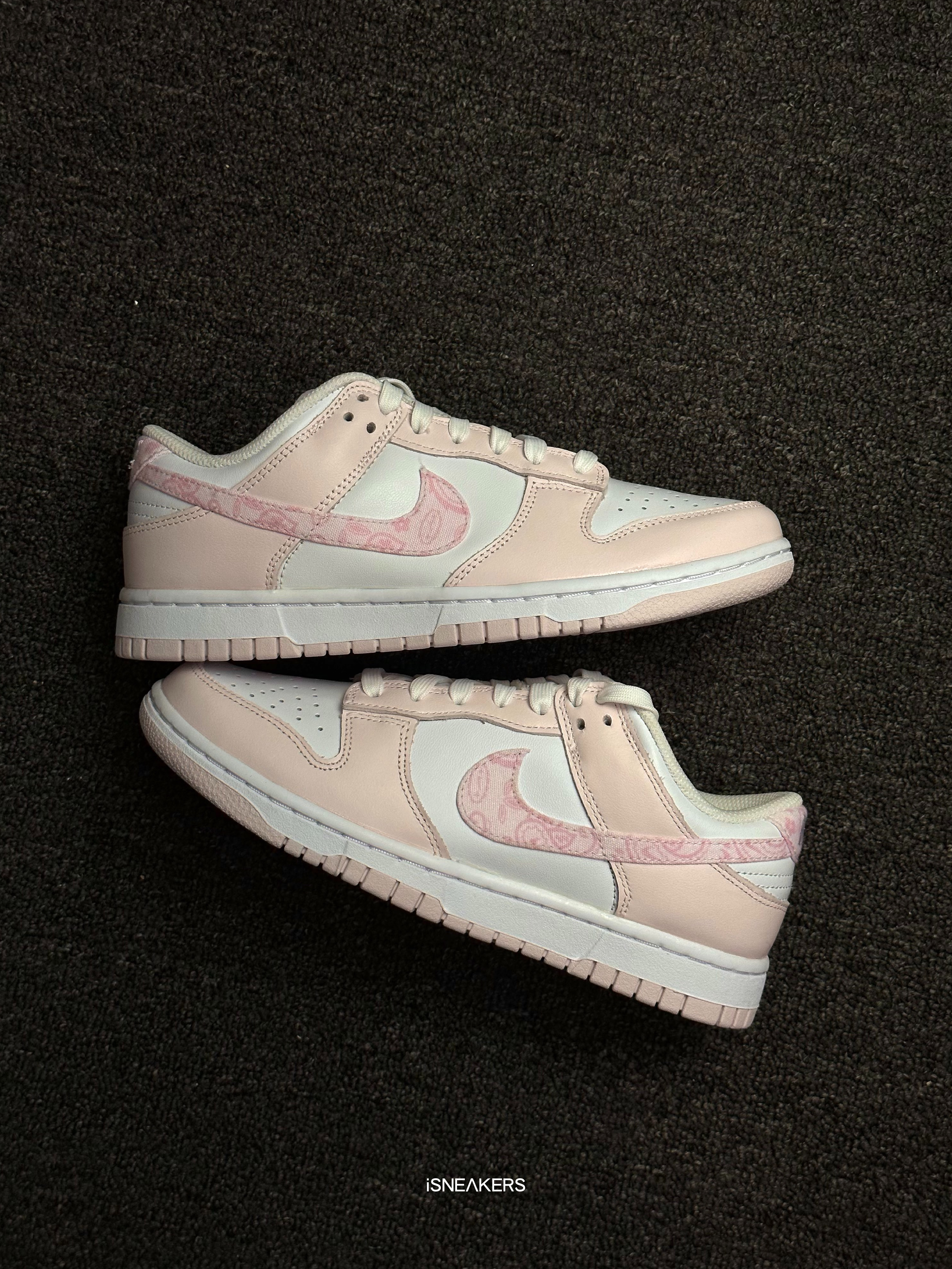iSNEAKERS｜Nike Dunk Low "Pink Paisley" 粉白 珍珠粉 腰果花 FD1449-100