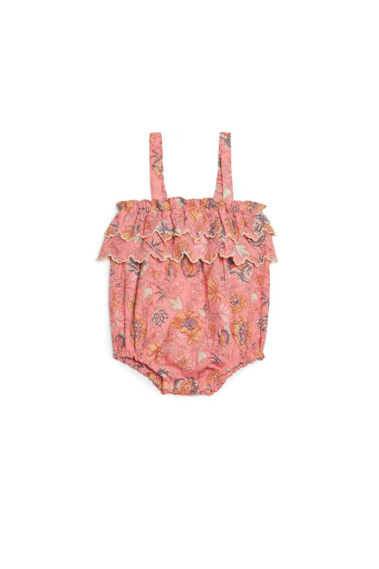 Louise Misha -Kumal Rompers寶寶細肩帶包屁洋裝 (Strawberry Bohemian Hindi)