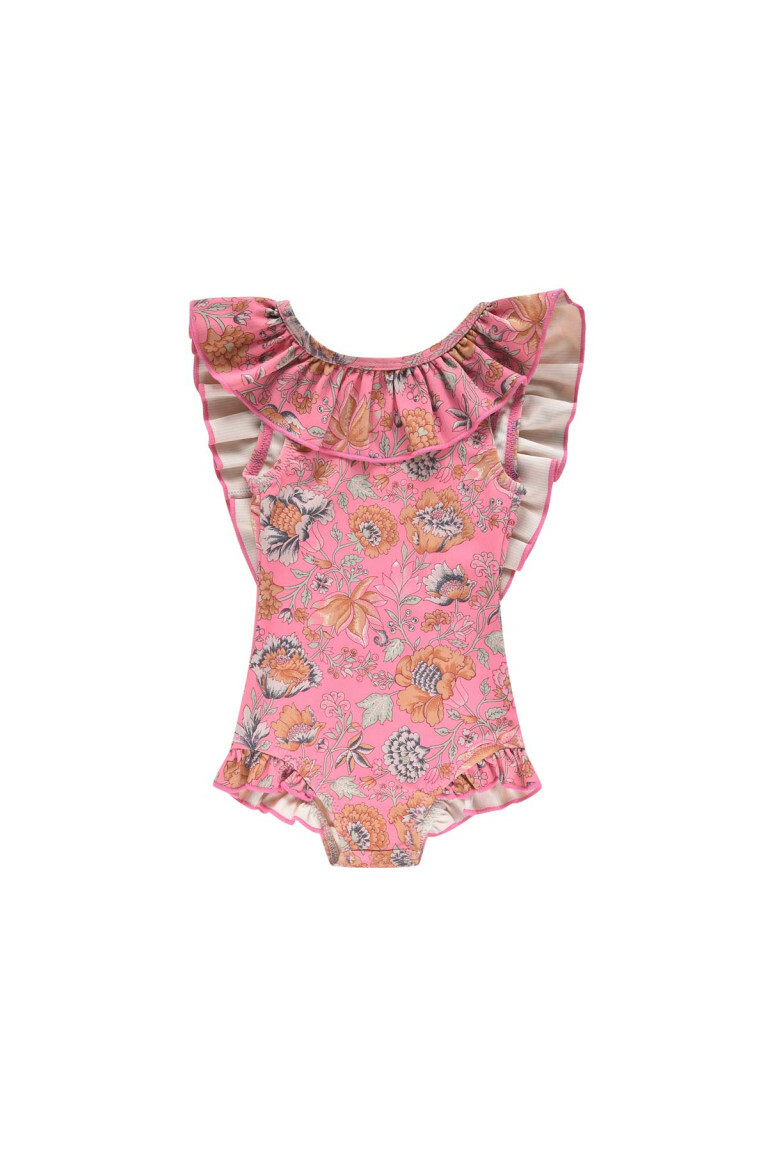 LOUISE MISHA│Andrea Bathing Suit連身泳裝．Strawberry Bohemian Hindi