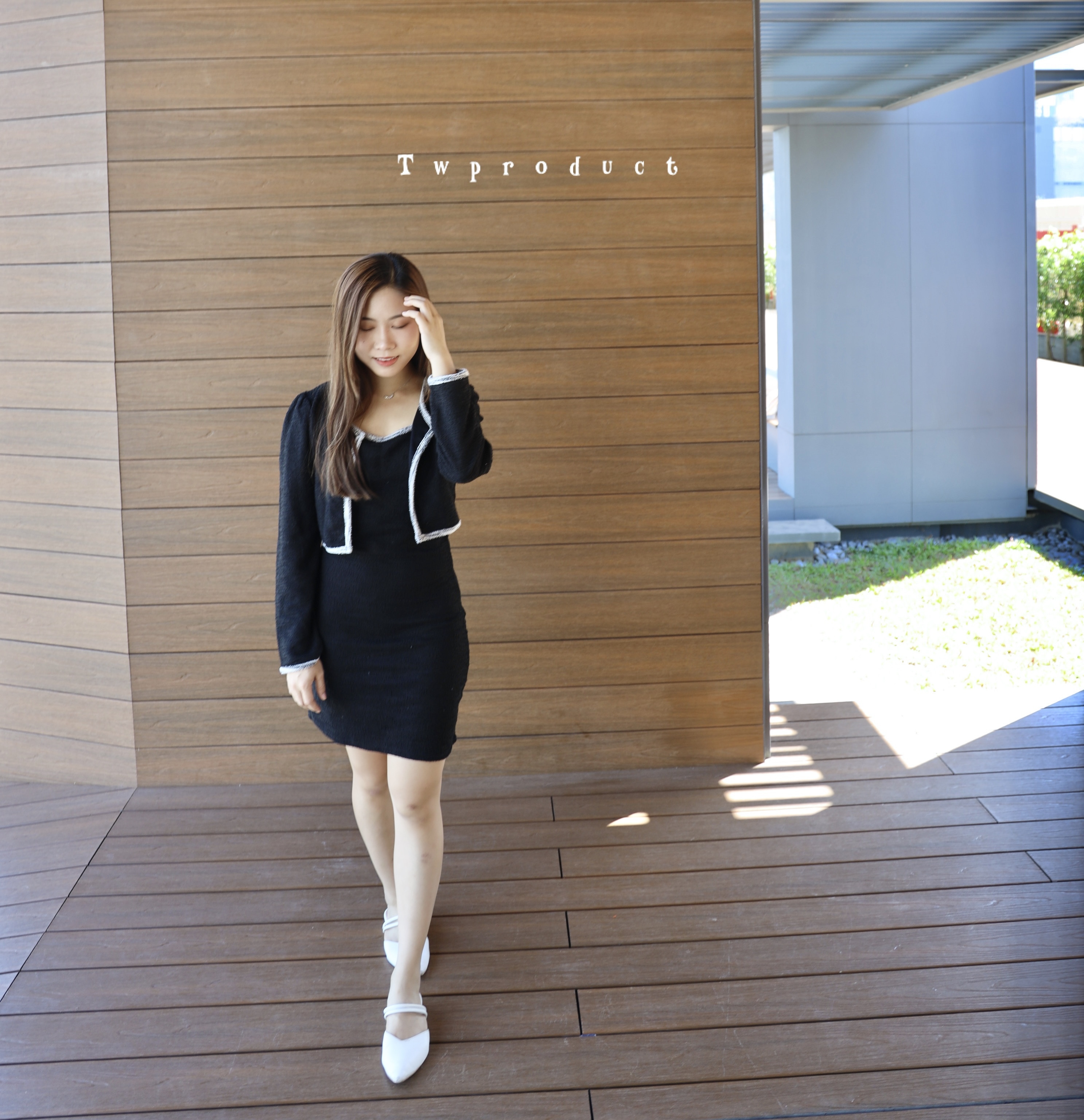 🍁 ||  OPS110 ||  OL套裝吊帶背心連外套