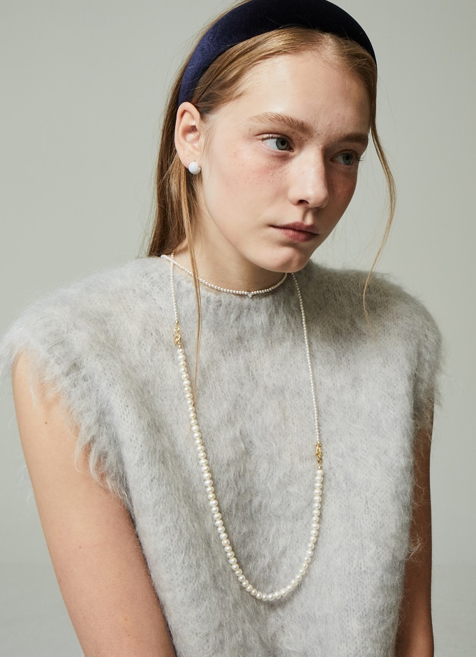 【VINTAGE HOLLYWOOD】 5-way Knotted Pearl Necklace Vintage Hollywood 5-Way Knotted Pearl Necklace