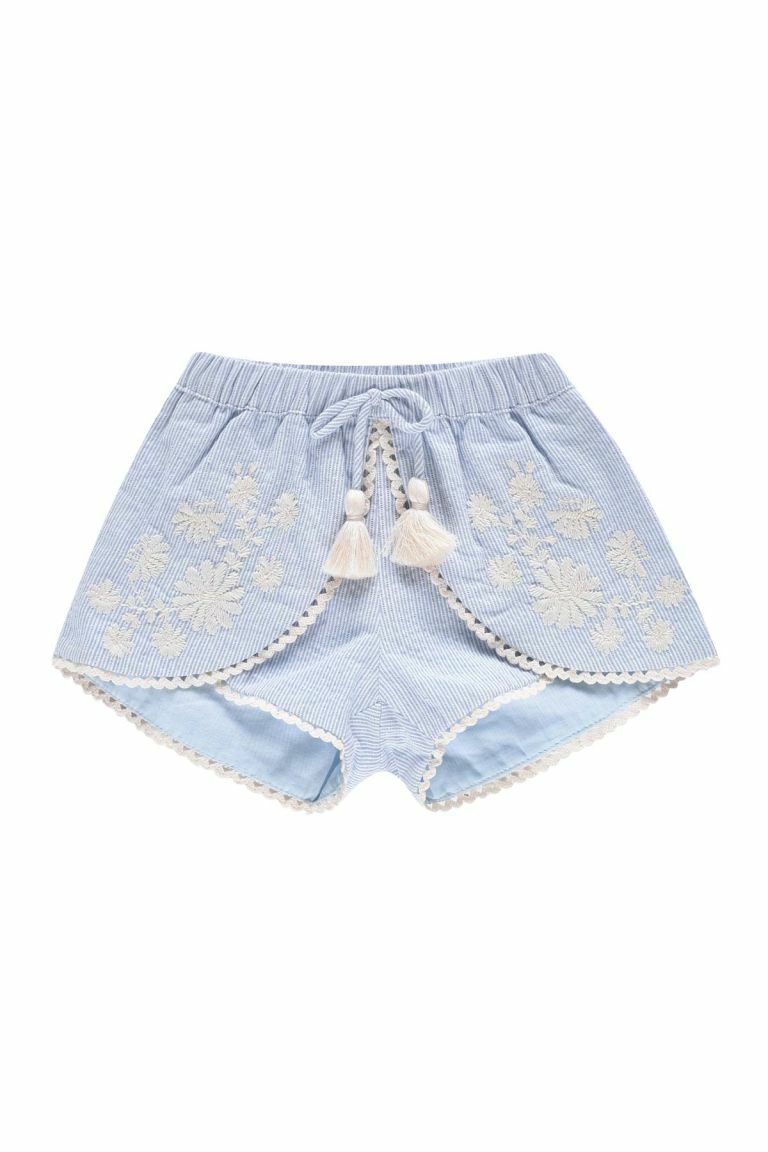 Louise Misha-Asya Shorts流蘇短褲(Blue Stripes)