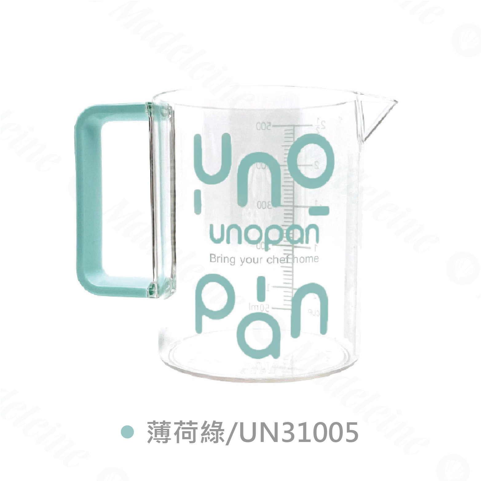 [ UNOPAN烘焙用品] 料理塑膠杯 500ml ( 粉紅UN31006 / 薄荷綠UN31005)
