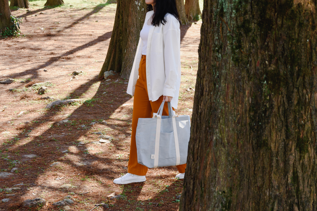 春天好日子在城市裡走跳